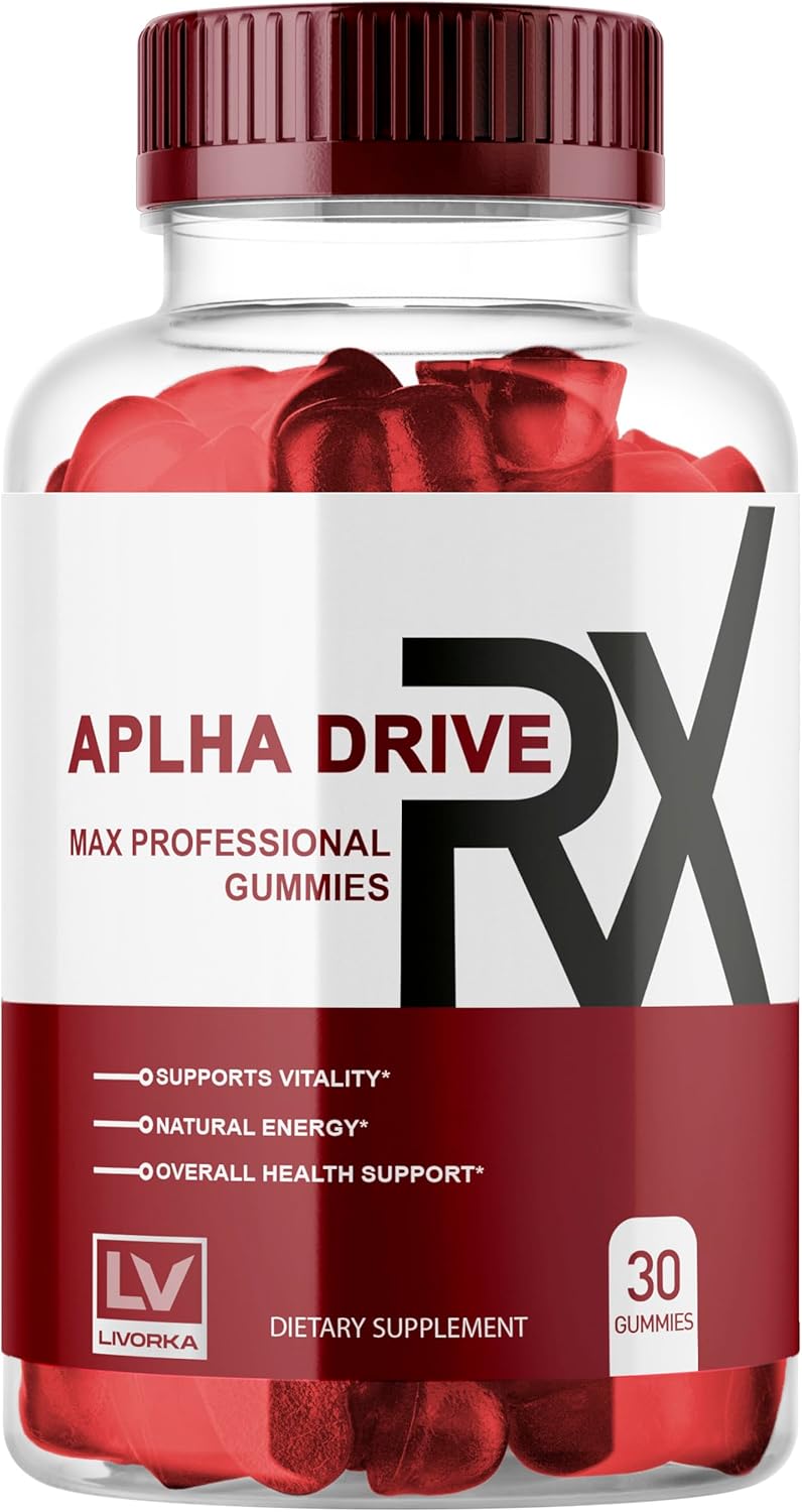 Alpha DriveRX Gummies - Advanced Formula with 30 Pills Capsules for 1 Month