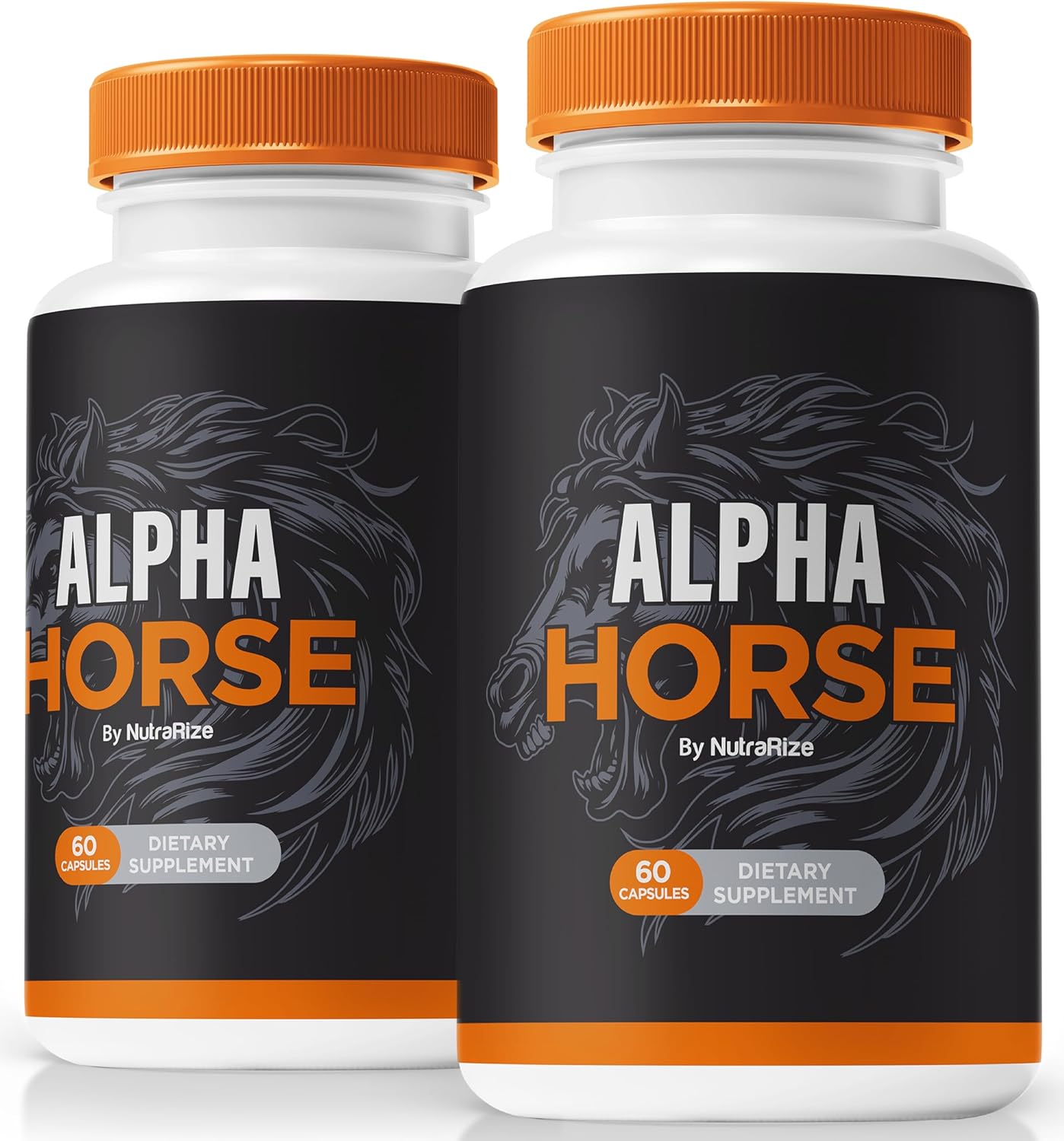 Alpha Horse Stamina & Performance Formula - 2 Pack (120 Capsules) Premium Daily Pills by AlphaHorse