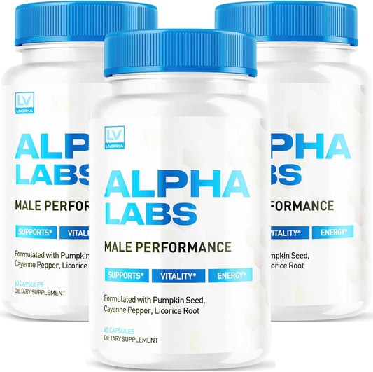Alpha Labs Max Performance Capsules - 3 Month Supply for Enhanced Strength and Performance