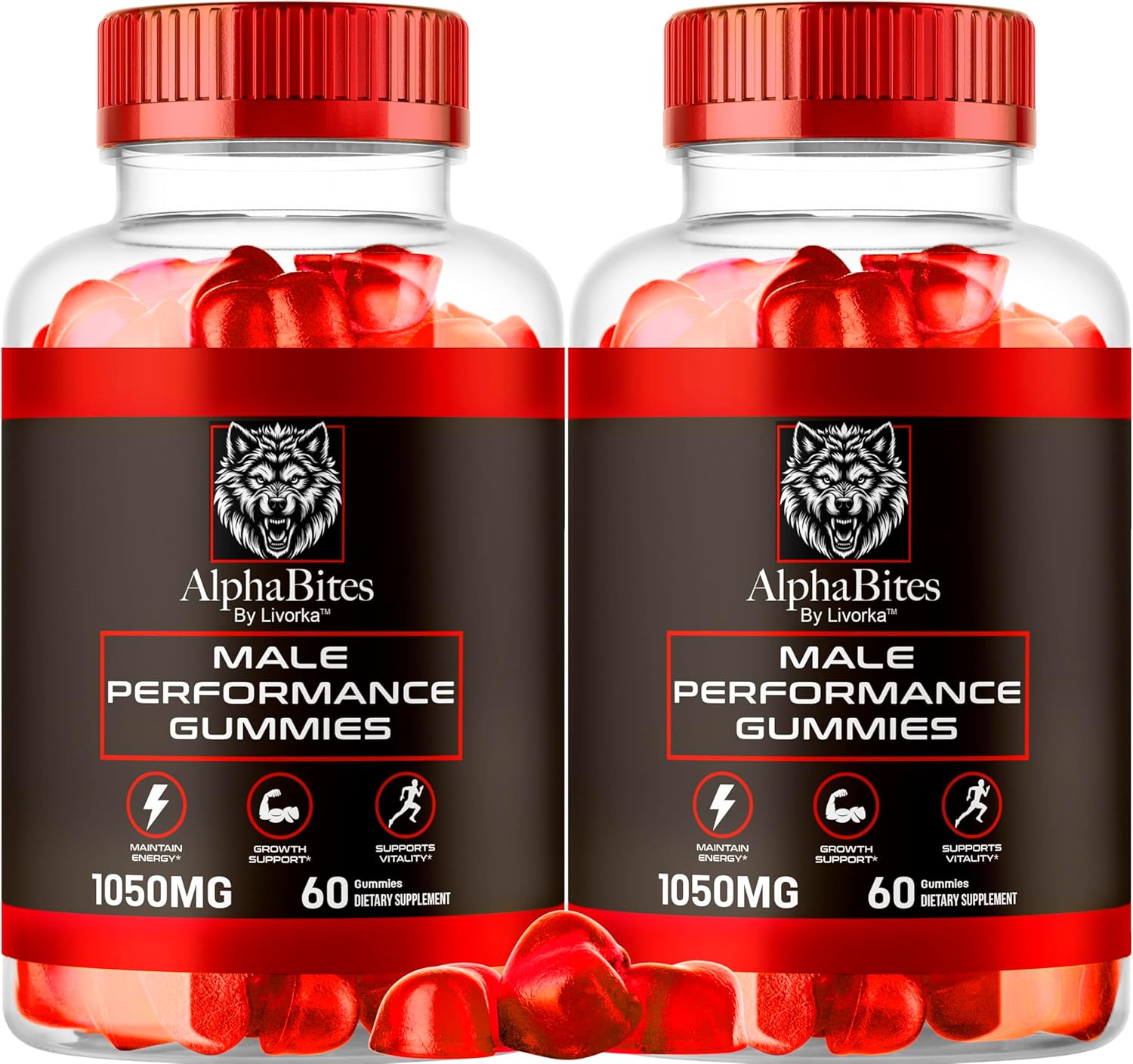 AlphaBites Gummies for Men - 2 Pack with 120 Gummies for 2 Months Supply and Reviews