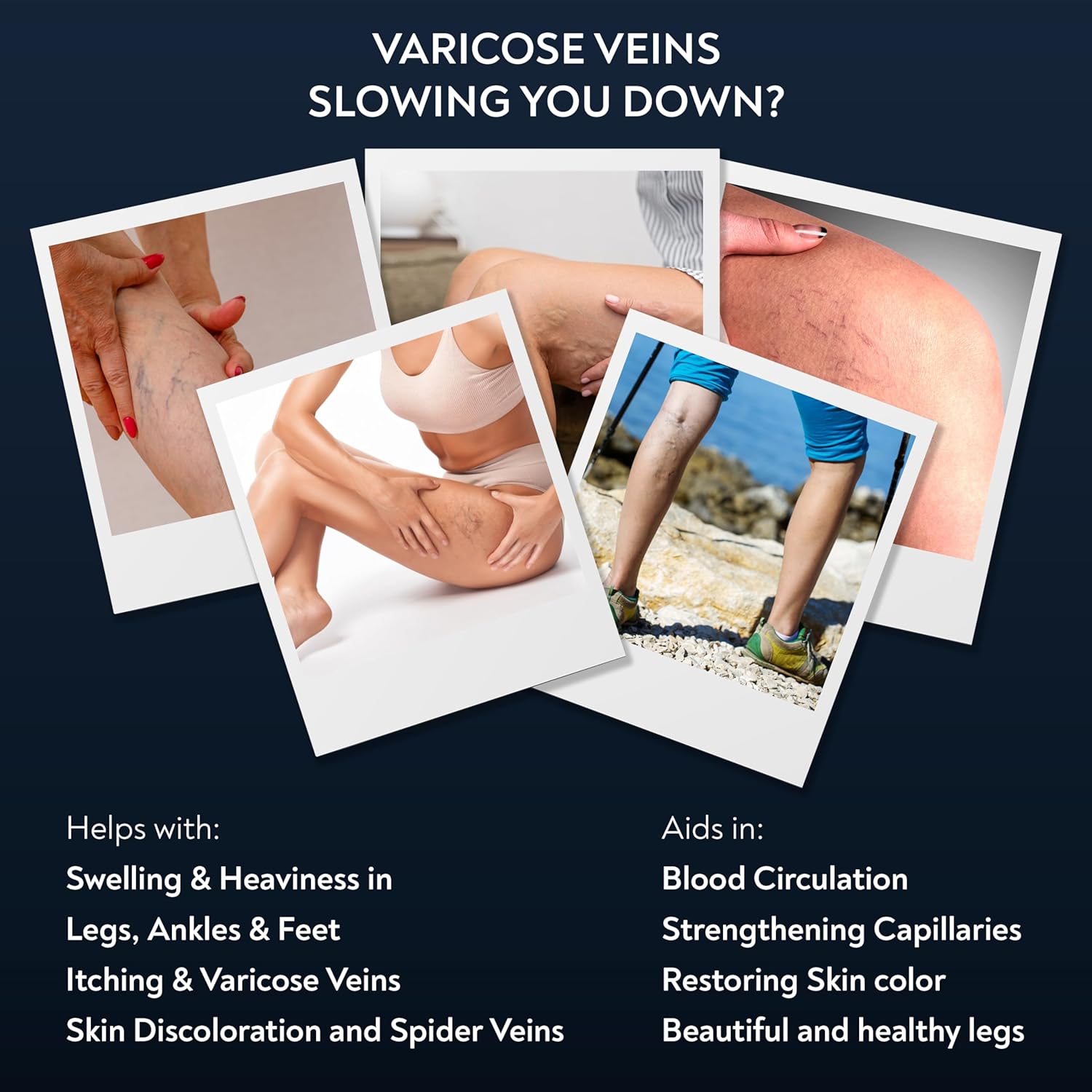 America's First Ashwagandha Cream and Ayurvedic Tablets Kit for Vein Care, Varicose Veins, and Circulation Boost