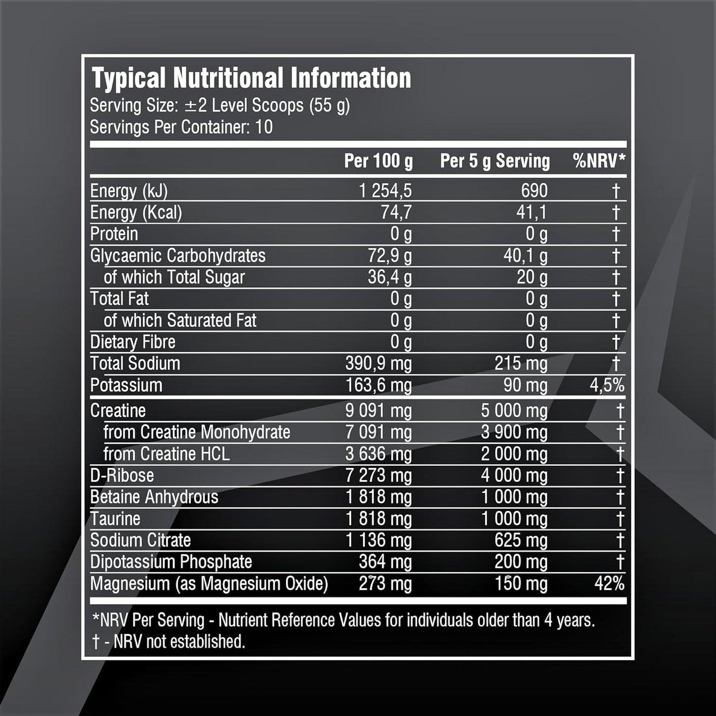 Amerigle SSA Creatine Monohydrate Powder with D-Ribose for Muscle Gain and Recovery - Micronized Time Release Blend - 1.2lb Melon Candy