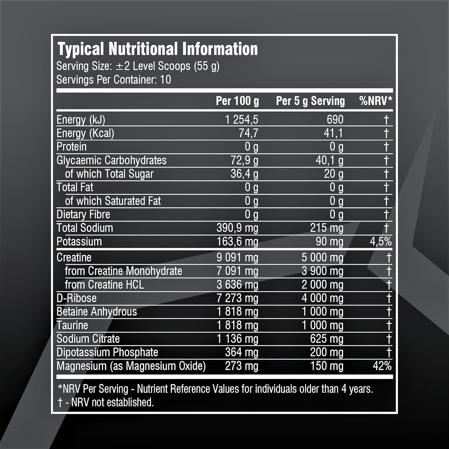 Amerigle SSA Creatine Monohydrate Powder with D-Ribose for Muscle Gain and Recovery - Micronized Time Release Blend - 1.2lb Melon Candy