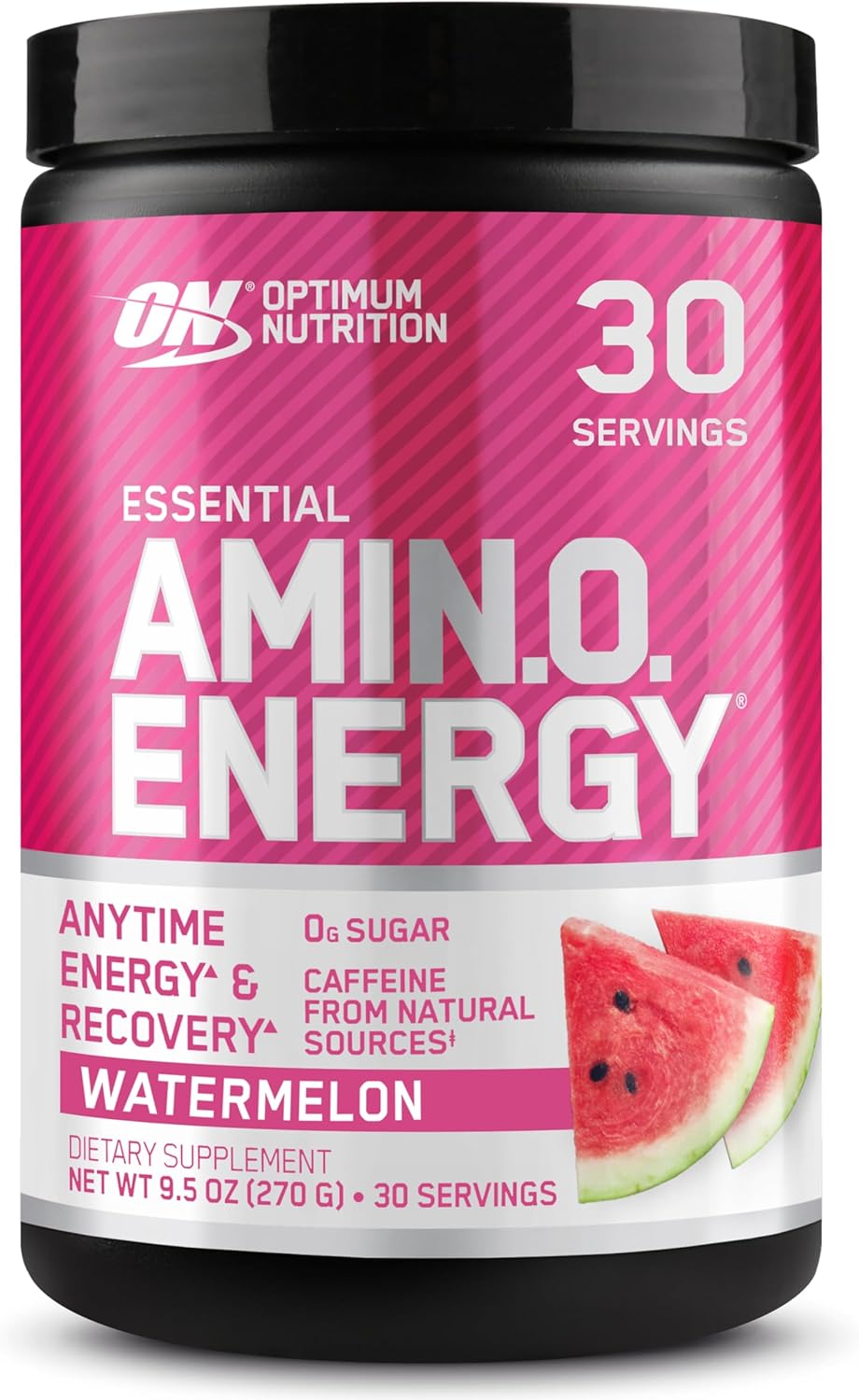 Amino Energy Pre-Workout Powder with Green Tea, BCAA, Amino Acids, Green Coffee Extract - Watermelon Flavor, 30 Servings - Keto Friendly