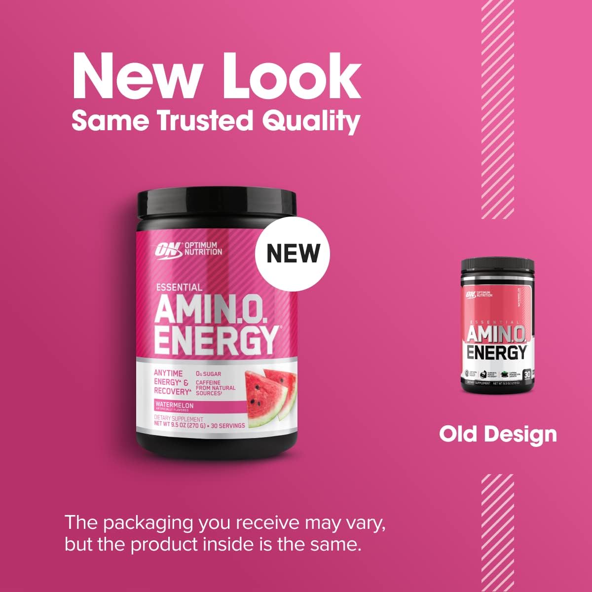 Amino Energy Pre-Workout Powder with Green Tea, BCAA, Amino Acids, Green Coffee Extract - Watermelon Flavor, 30 Servings - Keto Friendly