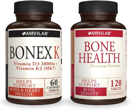 AMVILAB Combo for Strong Joints and Healthy Bones - Joint and Bone Health Support