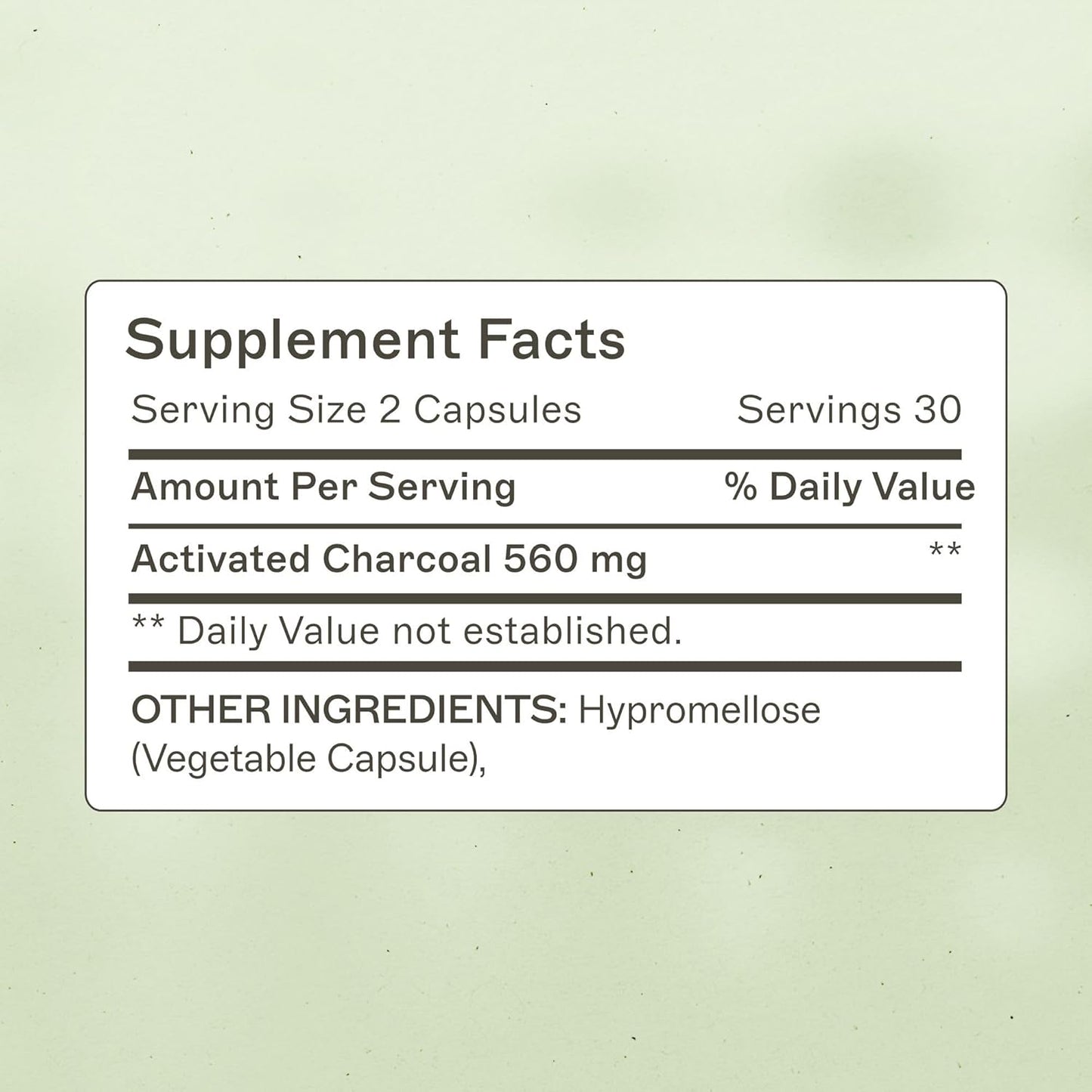 Amy Myers MD Coconut Charcoal Capsules - Natural Gas Relief & Toxin Support Supplement (60 Capsules)