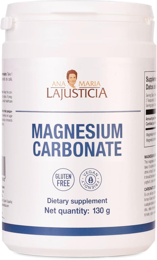 Ana Maria Lajusticia Magnesium Carbonate 130 - Essential Mineral Supplement for Body Health and Wellbeing