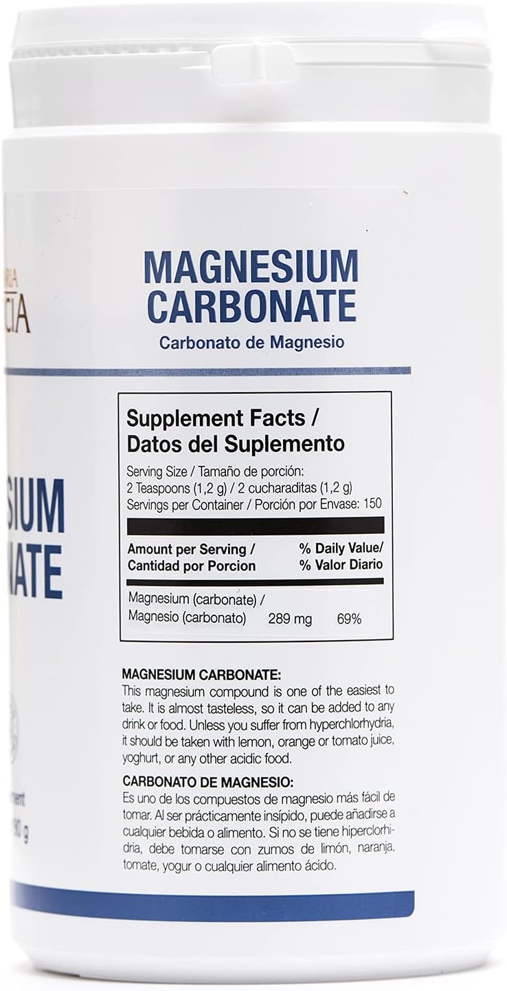Ana Maria Lajusticia Magnesium Carbonate 130 - Essential Mineral Supplement for Body Health and Wellbeing