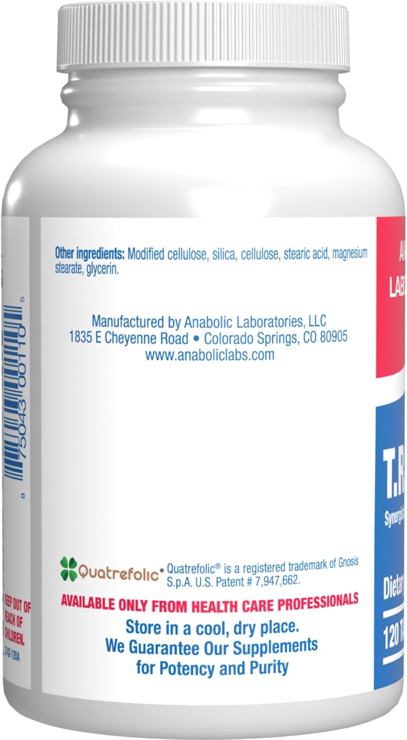 Anabolic Laboratories Time Release Super Vitamin B Complex - 60 Tablets for Heart, Brain, Eyes, Digestion, Nervous System, and Energy Levels - Complete B Complex Vitamins for Men and Women - T.R.I. B Plex Multivitamin