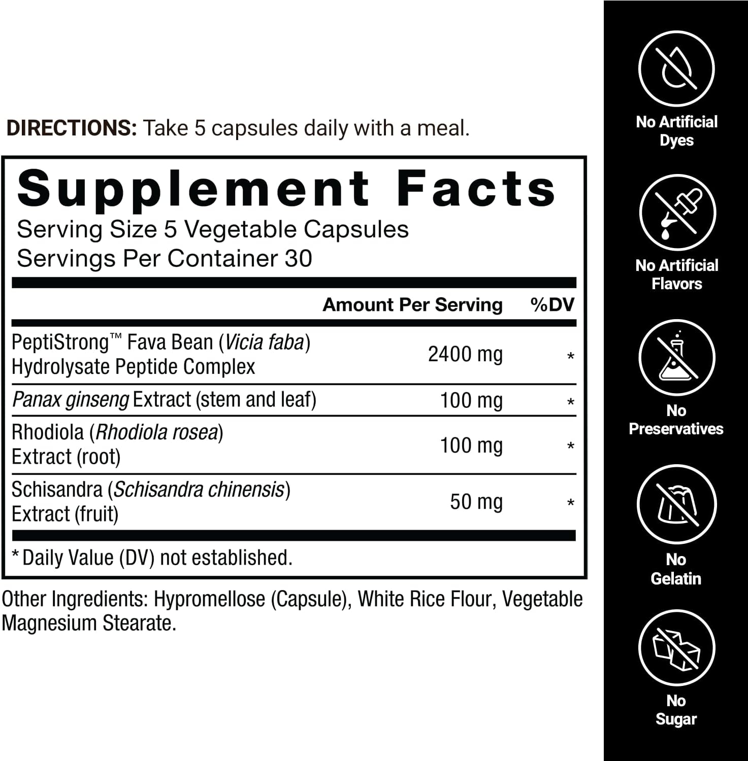 Anabolic Muscle Builder Supplements for Men, Supports Muscle, Strength, Recovery - 150 Capsules