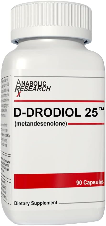 Anabolic Research D-Drodiol 25 Supplement - Boost Muscle Mass, Strength, and Power - 30 Day Supply
