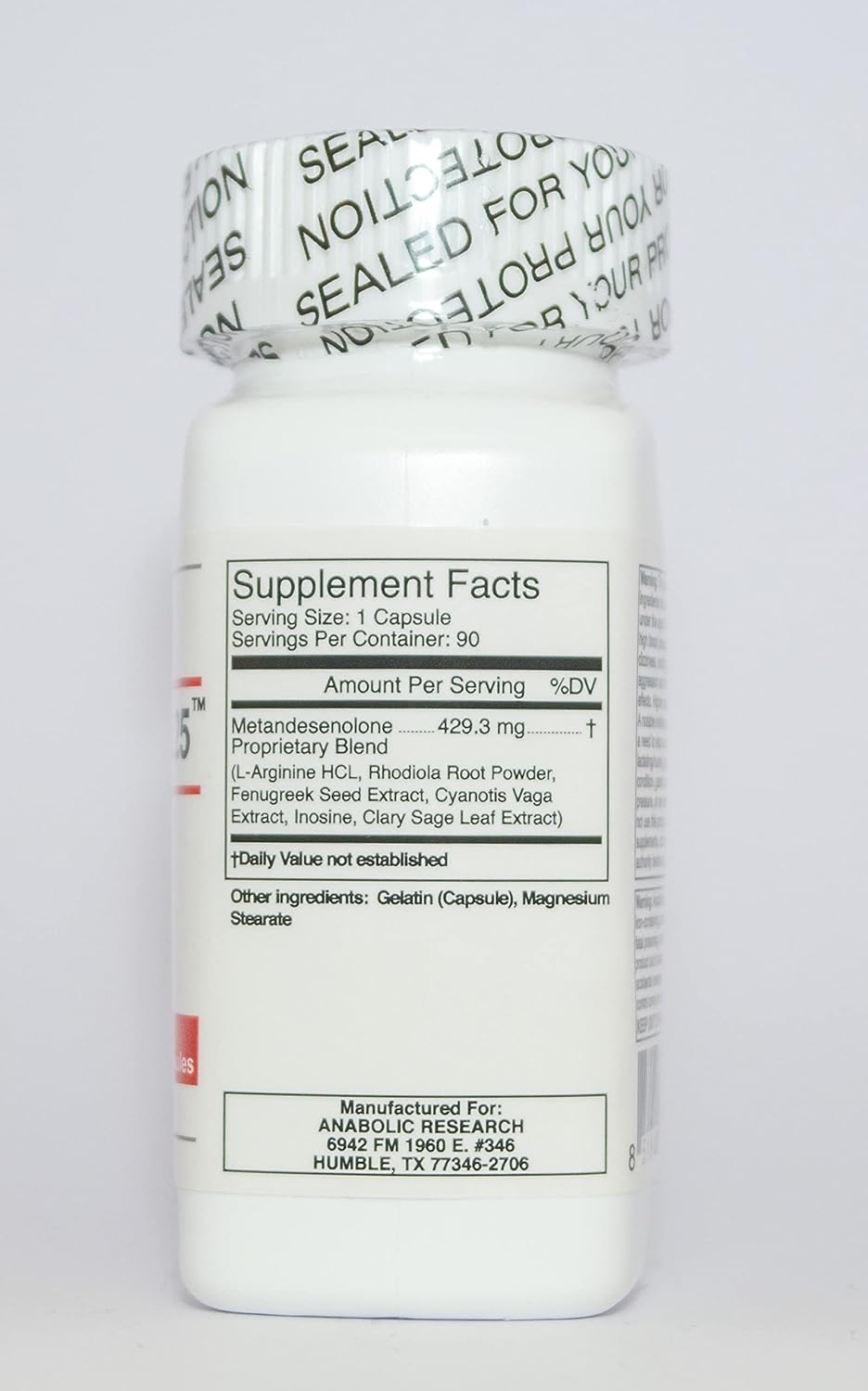 Anabolic Research D-Drodiol 25 Supplement - Boost Muscle Mass, Strength, and Power - 30 Day Supply