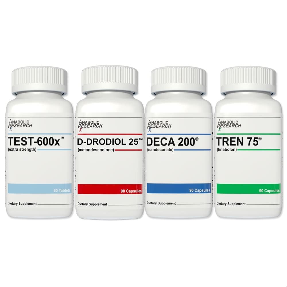 Anabolic Research Mass Stack - Test-600x, D-drodiol 25, Deca 200, Tren 75 - 30 Day Supply