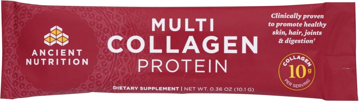 ANCIENT NUTRITION Multi Collagen Complex Powder Packet - 0.36 OZ - Varying Packaging