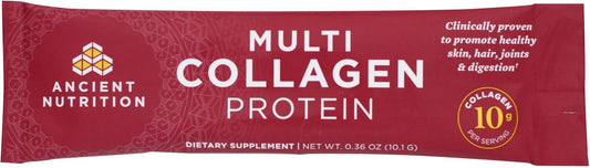 ANCIENT NUTRITION Multi Collagen Complex Powder Packet - 0.36 OZ - Varying Packaging