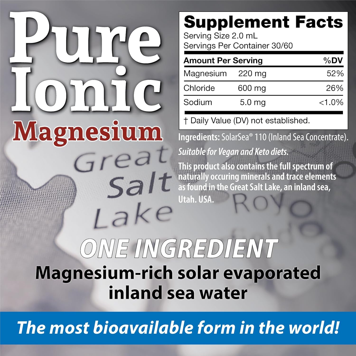Anderson Ionic Magnesium Complex Liquid Supplement - Supports Muscle Cramps, Bone Health, Heart Health, Sleep, and Mood - 30 Servings