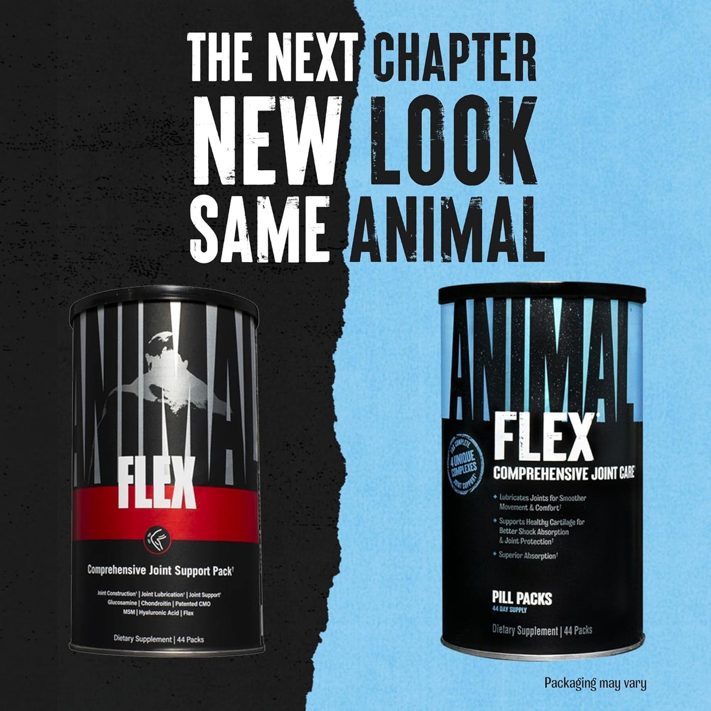 Animal Flex Joint Support Supplement - Pain Relief with Glucosamine, Chondroitin, Turmeric, MSM, Boswellia - Reduce Soreness in Muscles, Back, Knees, Shoulder, Hip - 44 Packs