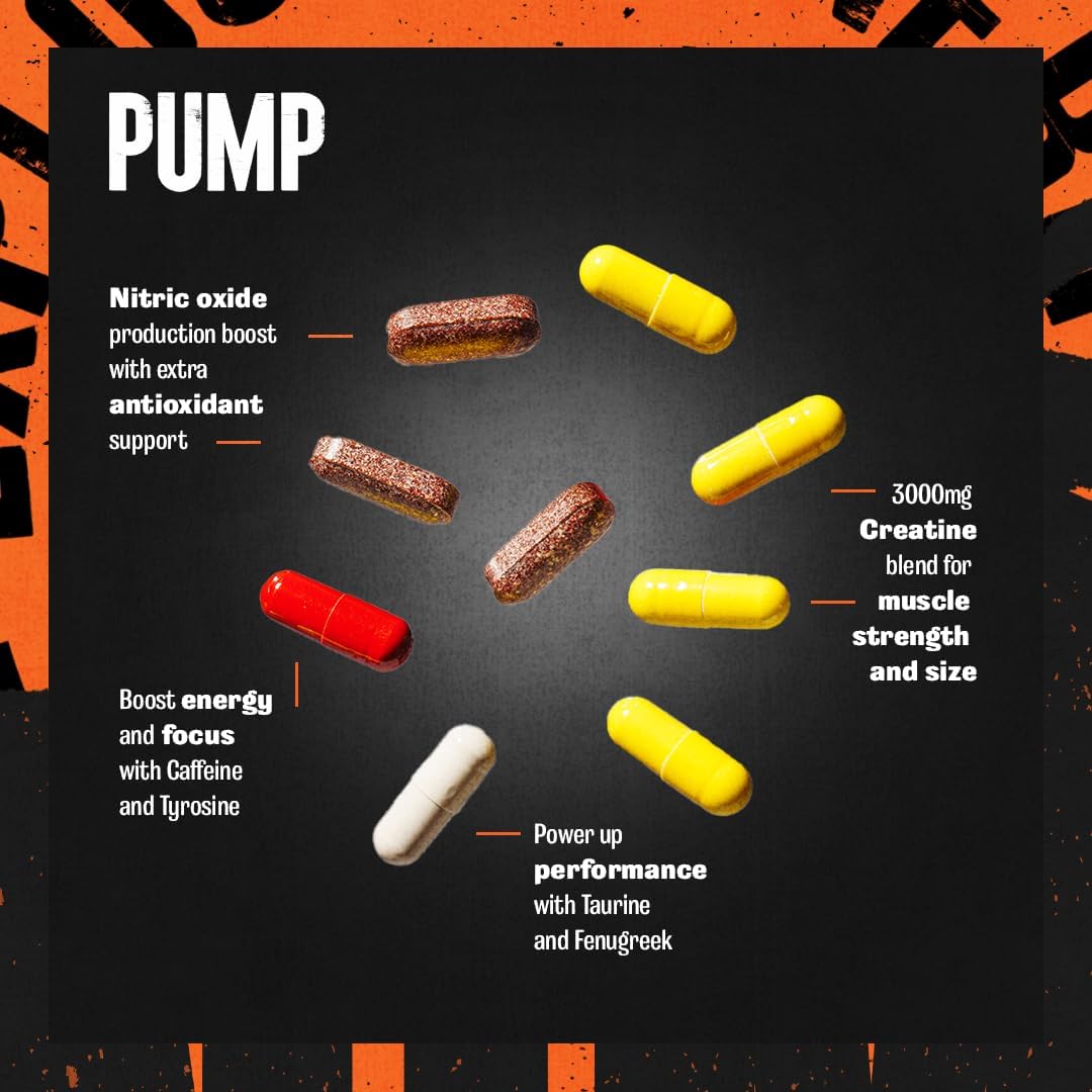 Animal Pump Pre-Workout Supplement with Nitric Oxide Boosters and Creatine for Energy, Focus, and Muscle Volumizing, 30 Packs