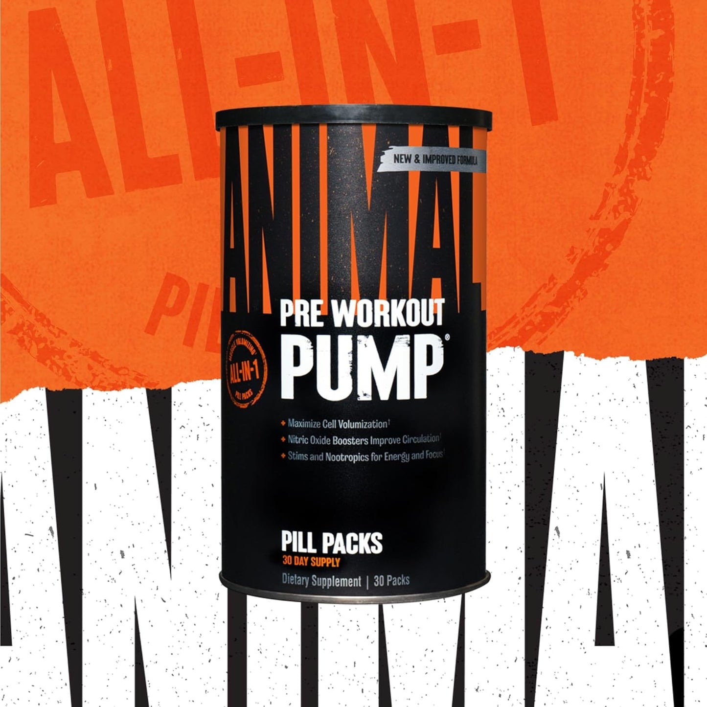 Animal Pump Preworkout Greens Supplement with Probiotics and Digestive Support - 30 Count Bundle