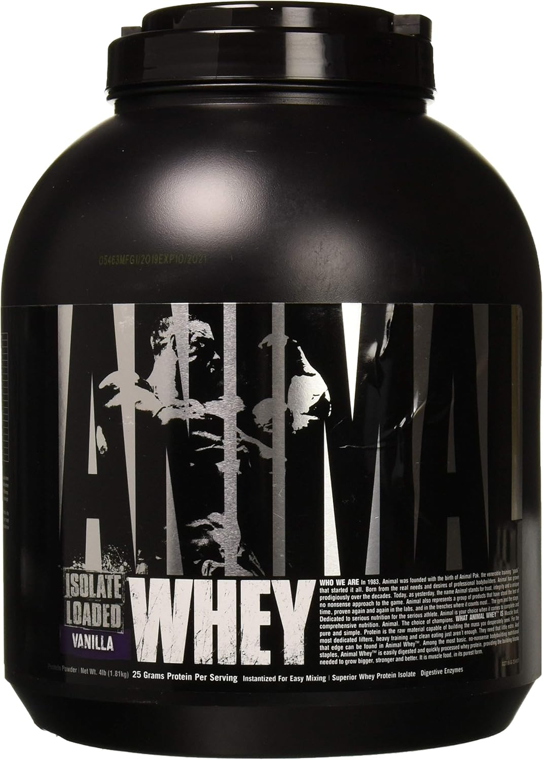 Animal Whey Isolate Protein Powder for Post-Workout Recovery + Fury Pre-Workout Supplement with BCAAs, Caffeine, Nitric Oxide