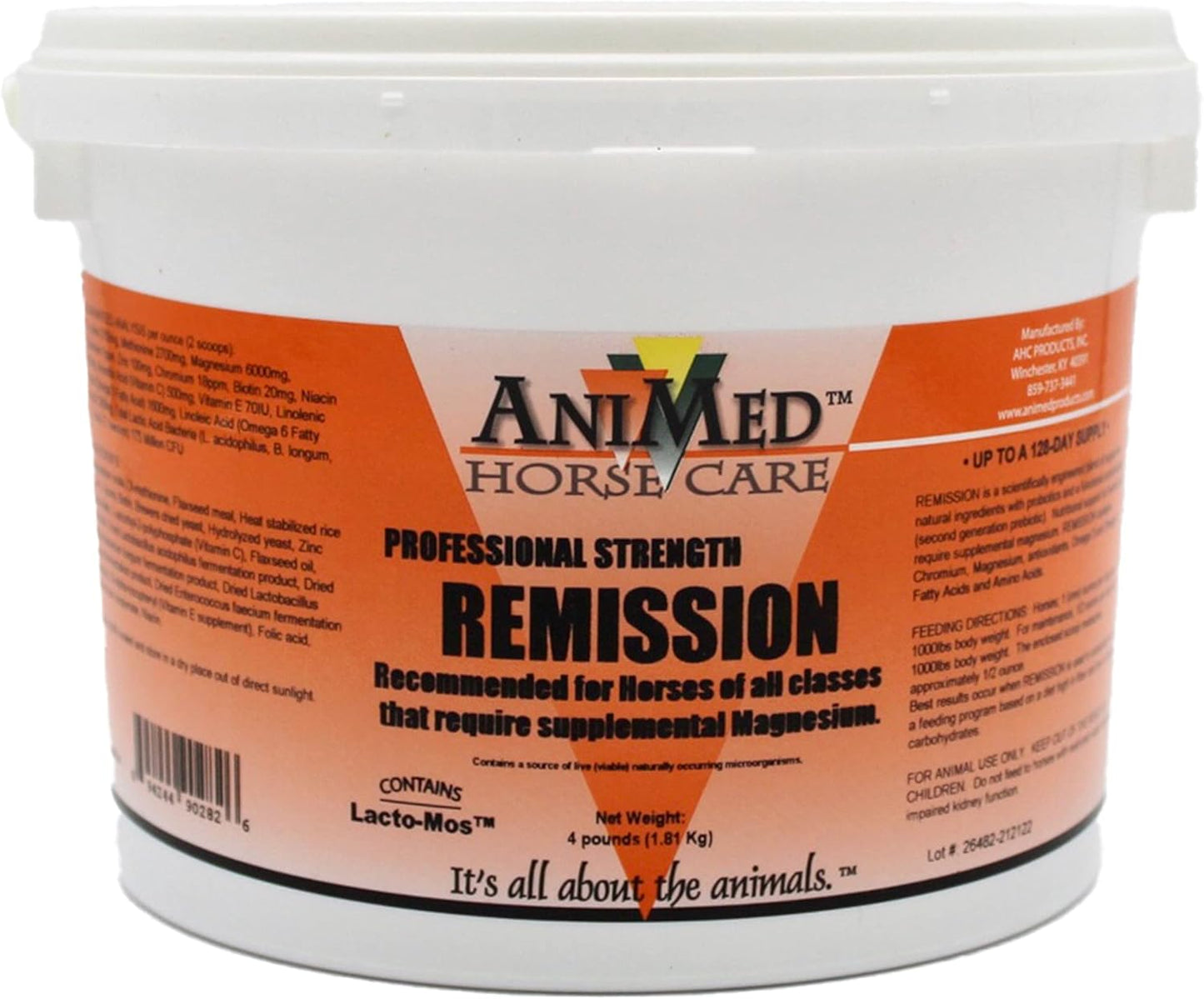AniMed Remission 4 lb Equine Supplement for Hoof Health and Insulin Resistance