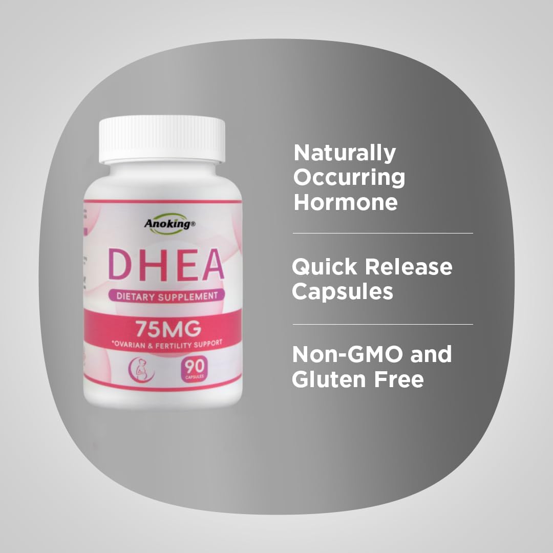 ANOKING Preconception Support for Hormone Balance, Egg Quality, and Essential Nutrients - Made in the U.S.A. for a Healthy Pregnancy Foundation