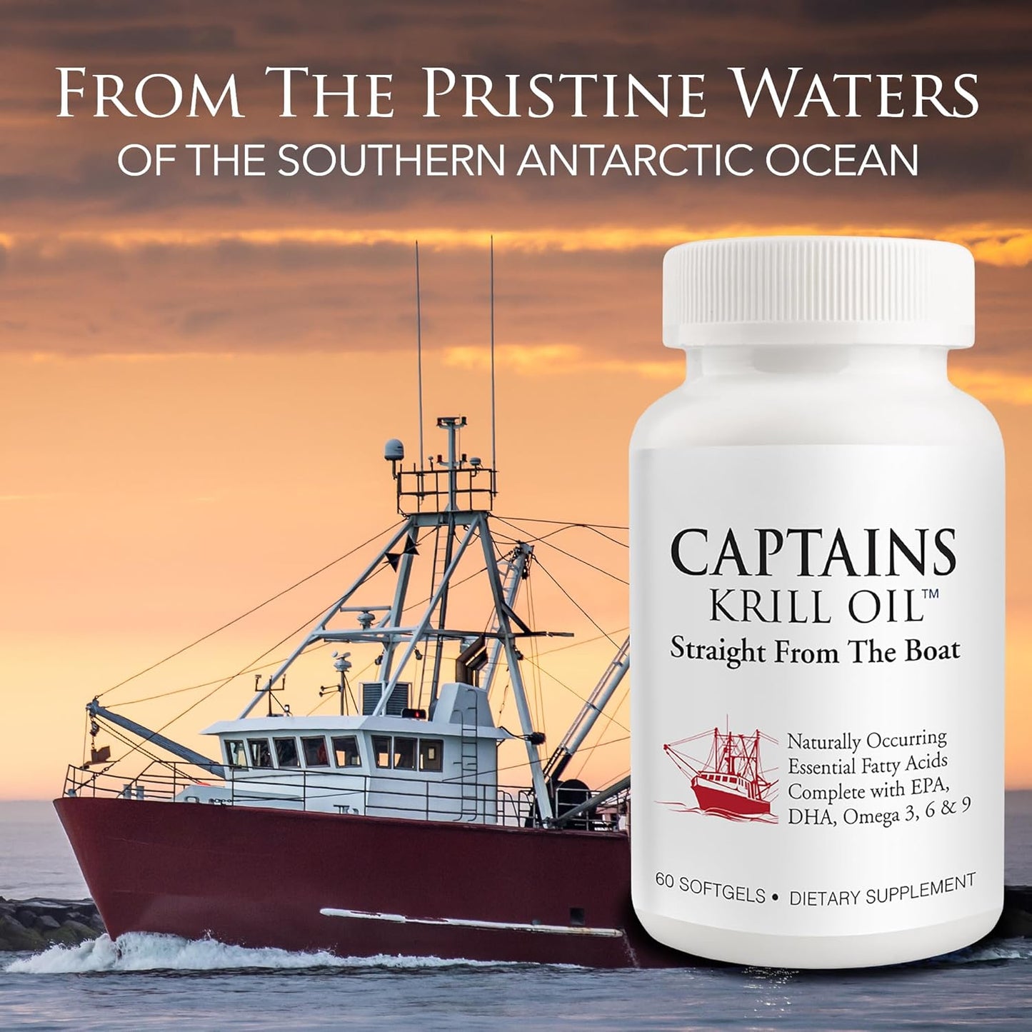 Antarctic Krill Oil TinyGels - 60 Capsules | Pure Source of Omega-3s