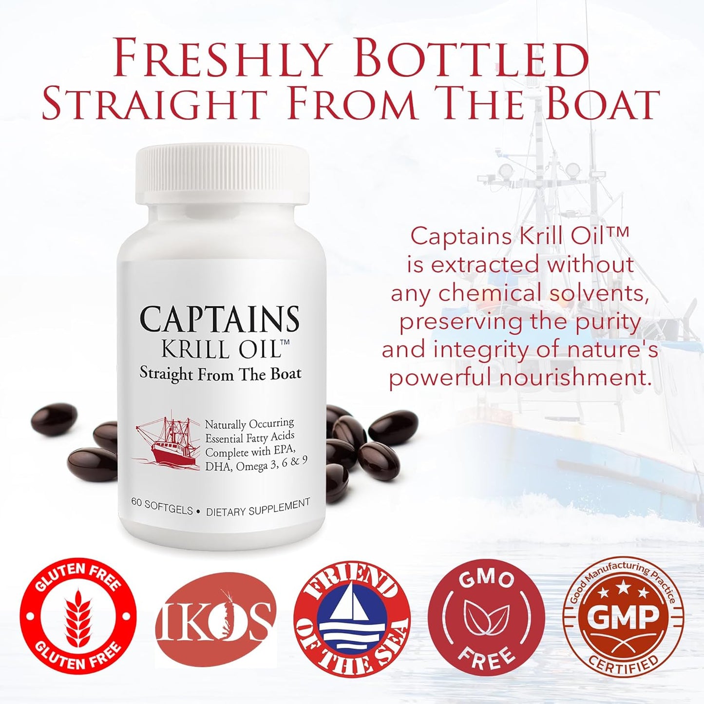 Antarctic Krill Oil TinyGels - 60 Capsules | Pure Source of Omega-3s