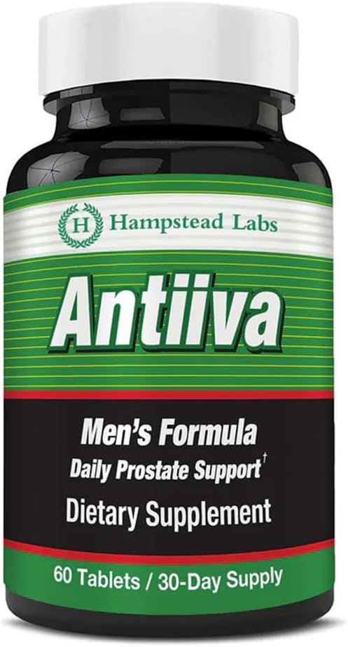 Antiiva Men's Formula Dietary Supplement by Hampstead Labs - Pack of 3