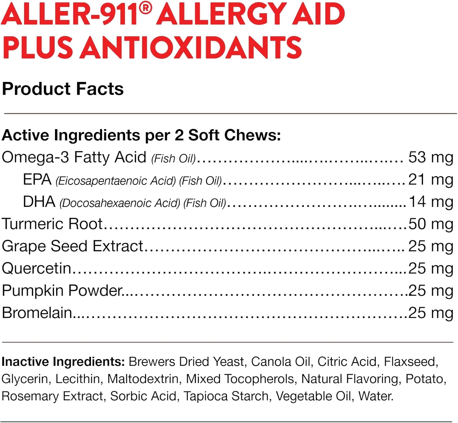 Antioxidant-Rich Pet Supplement for Dogs and Cats - Immune and Respiratory Support - 180 Soft Chews