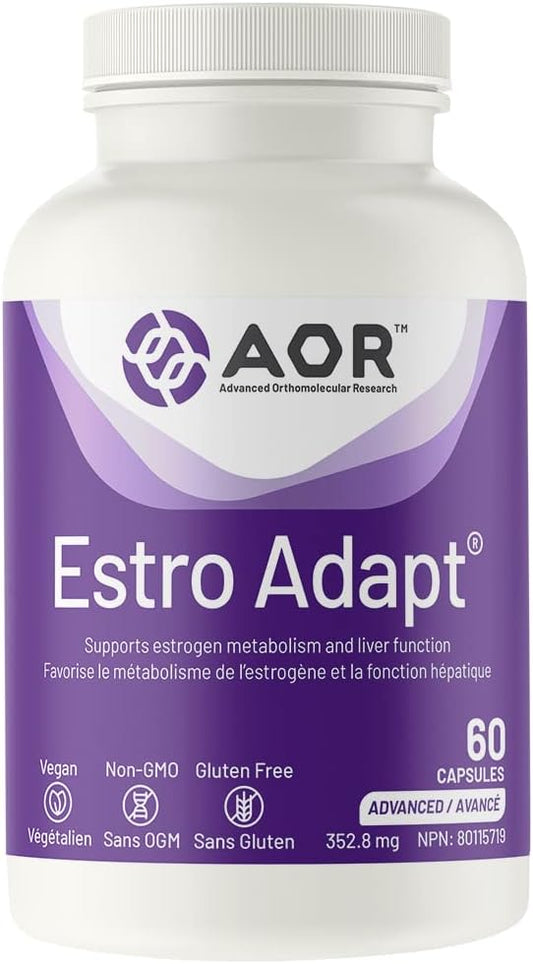 AOR Estrodetox Dietary Supplement - 60 Capsules for Detoxification and Hormone Balance