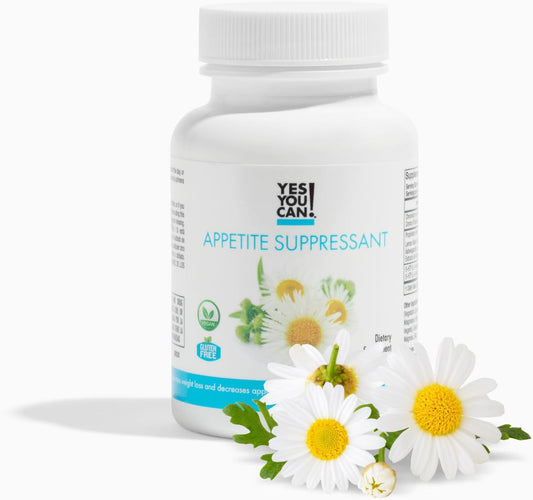 Appetite Support Capsules for Weight Management - Promotes Healthy Food Relationship - Natural Ingredients: 5-HTP, Lemon Balm, Chamomile - 30ct