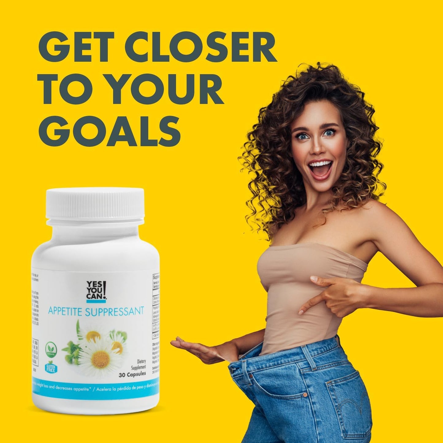 Appetite Support Capsules for Weight Management - Promotes Healthy Food Relationship - Natural Ingredients: 5-HTP, Lemon Balm, Chamomile - 30ct