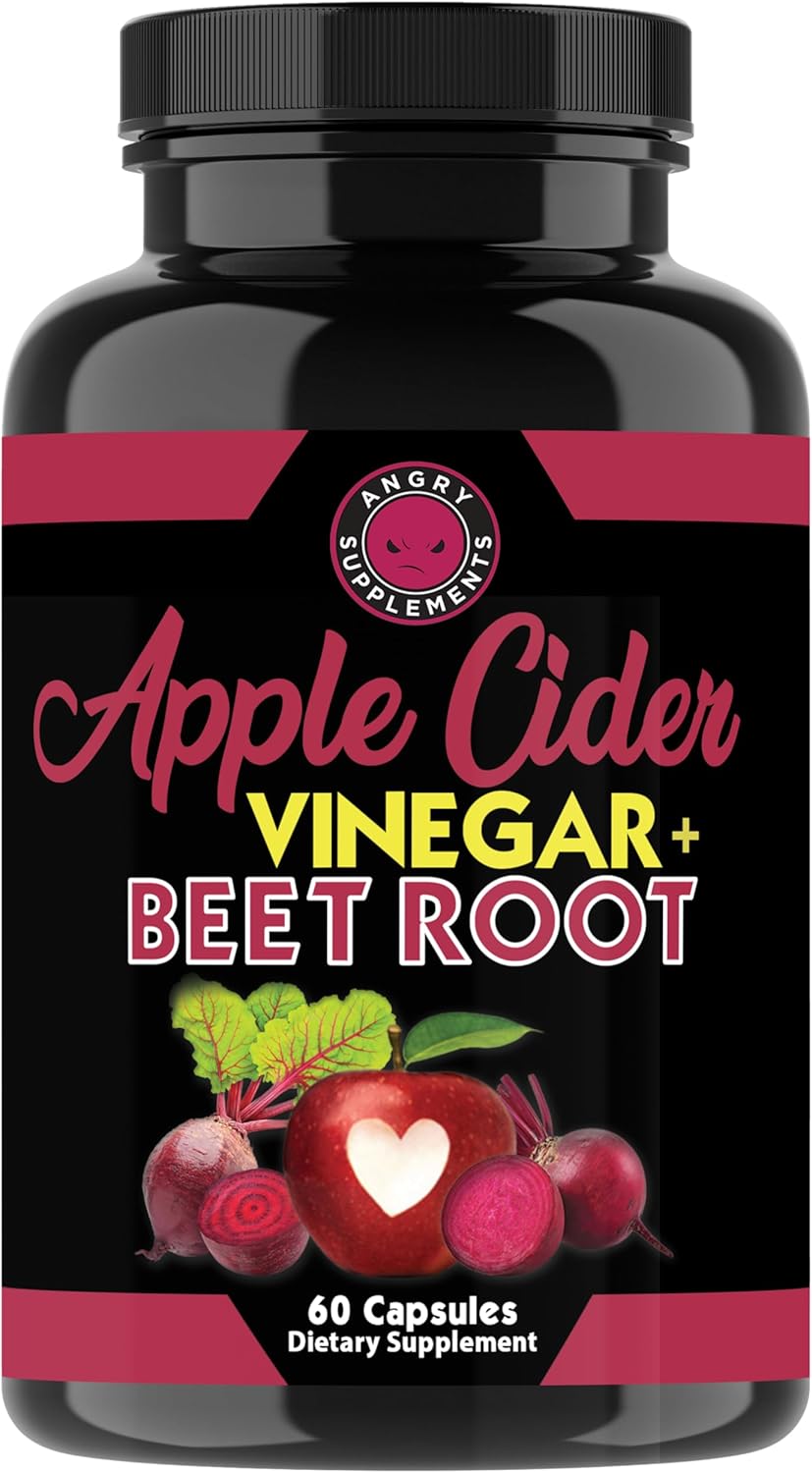 Apple Cider Vinegar + Beet Root Powder Capsules & Turmeric Ginger Maxx Capsules Combo Pack - Digestive Health for Men and Women (120ct)