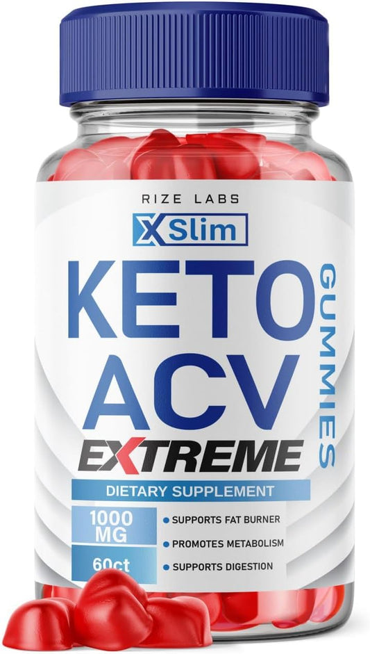 Apple Cider Vinegar Gummies for Advanced Weight Loss - Reduce Belly Fat, Extra Strength Formula (60 Gummies)