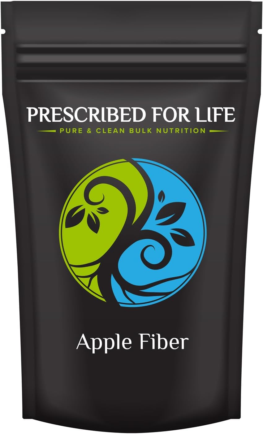 Apple Fiber Powder - Natural Pectin Supplement for Digestive Health - Whole Apple Concentrate - Vegan, Non GMO, Gluten Free - 2kg