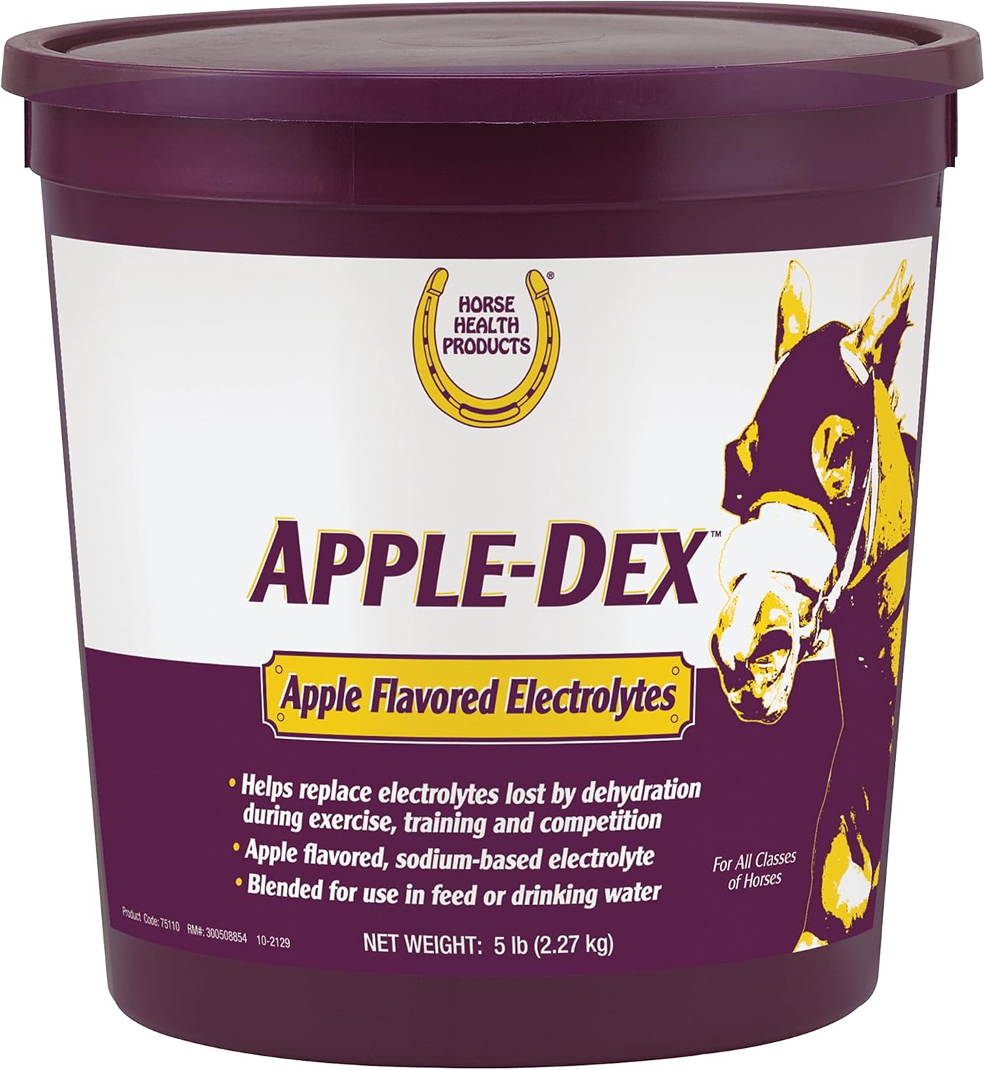 Apple Flavored Electrolytes for Horses - Farnam Horse Health Apple-Dex 5 lb
