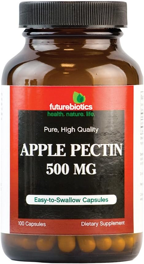 Apple Pectin 500 mg Capsules by Futurebiotics - 100 Count