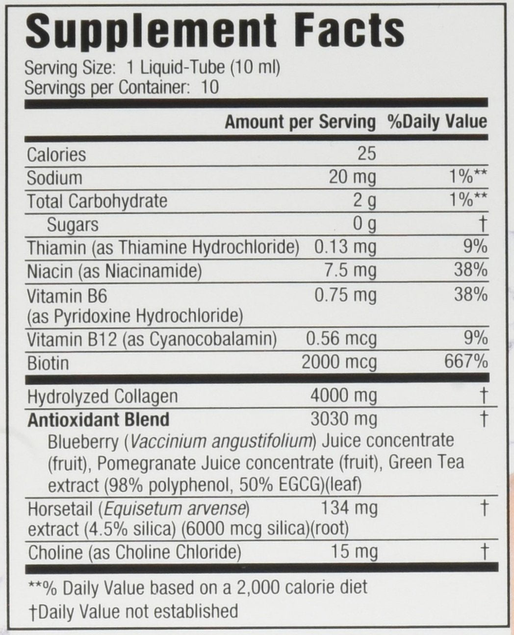 Applied Nutrition Liquid Collagen Skin Revitalization 10 Count - 3.35 Fl Ounce - Beauty Supplement for Skin Renewal and Hydration