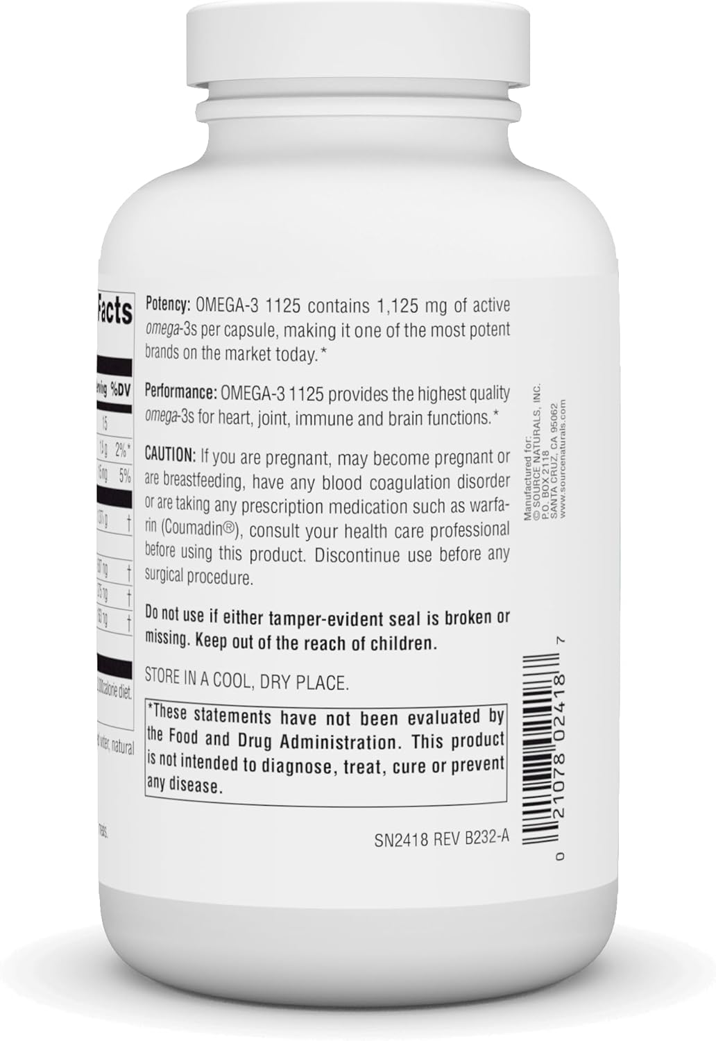 ArcticPure Omega-3 Fish Oil 1125mg Softgels for Heart, Joint, Brain & Immune Health - 120 Count