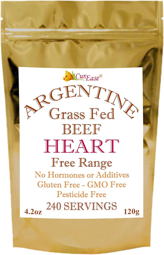 Argentine Bovine Beef Heart Powder - 4.2 oz Bag for CurEase