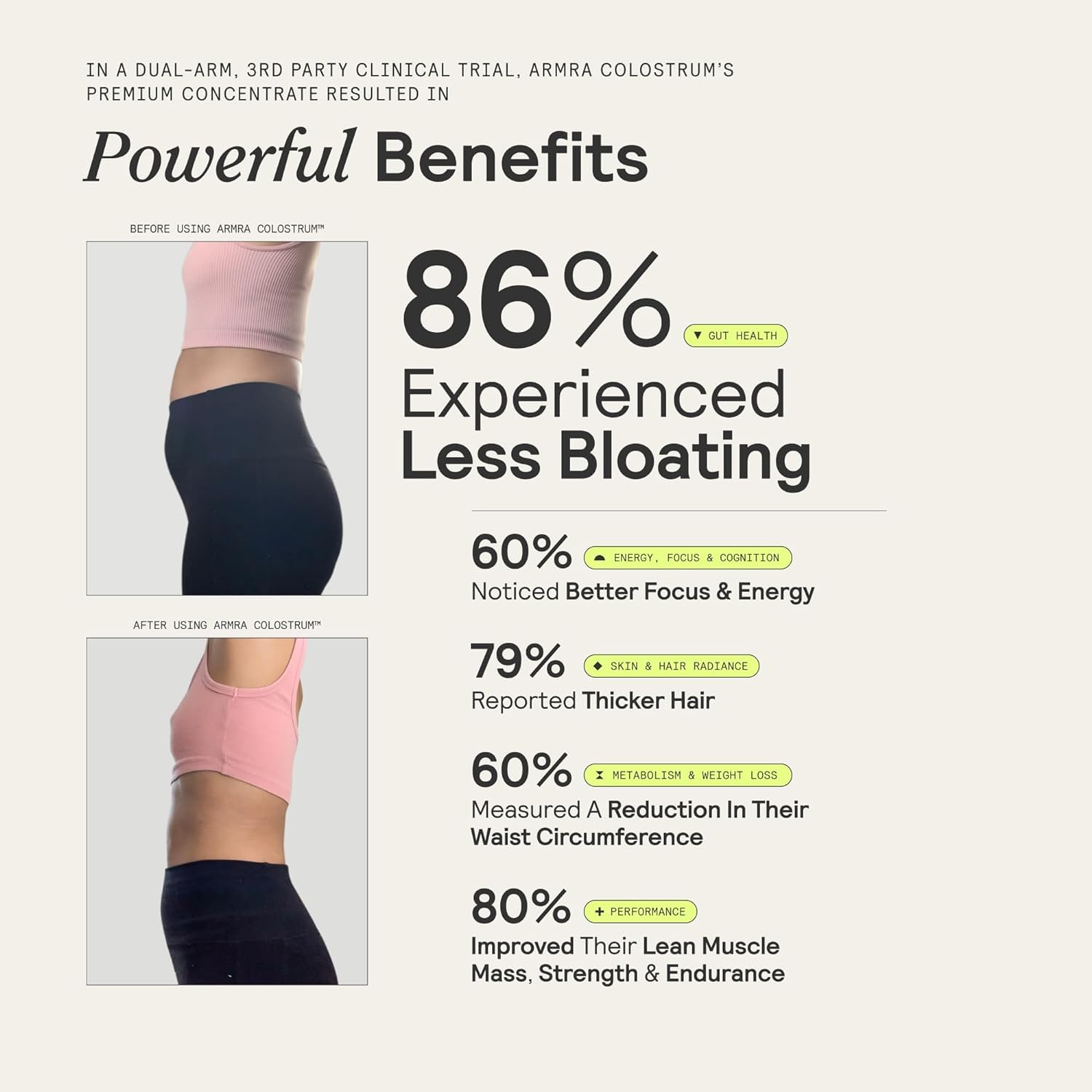 ARMRA Colostrum™ Premium Powder: Grass Fed, Immunity & Gut Health Support, 400+ Nutrients, Keto & Gluten Free, Blood Orange & Unflavored Bundle | 180 Servings