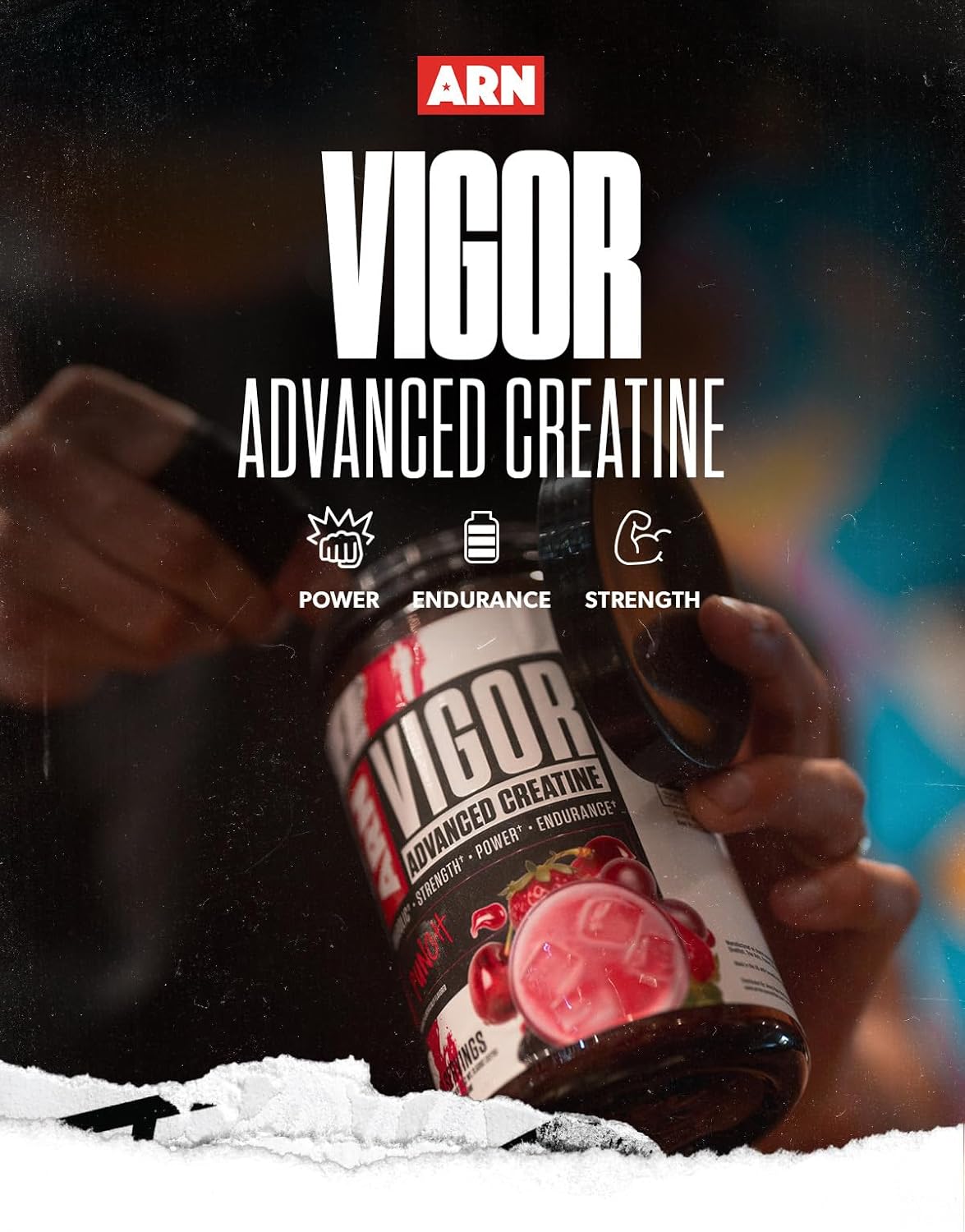 Arms Race Nutrition ARN Vigor Advanced Creatine Formula Pink Lemonade - 30 Servings