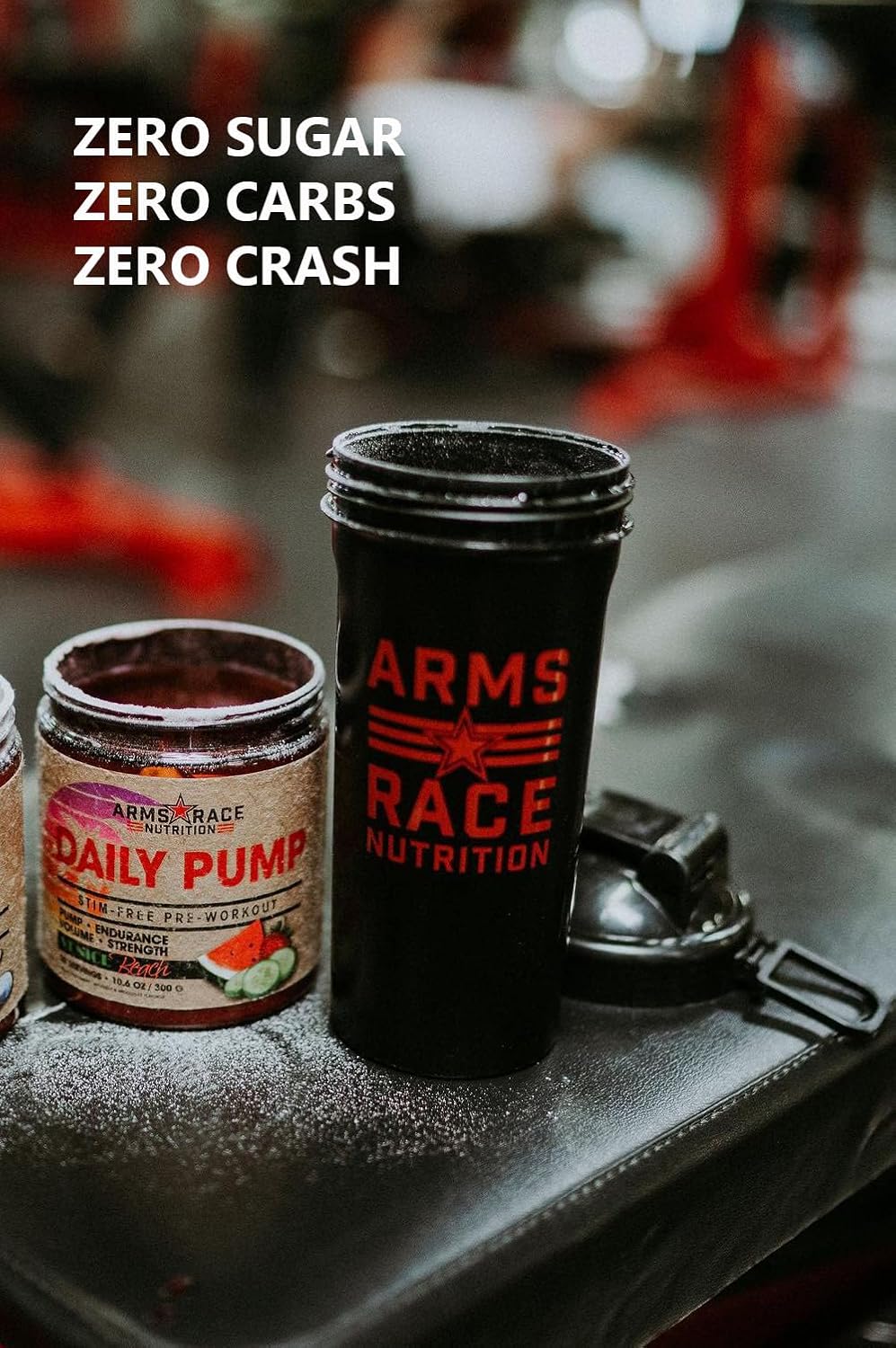 Arms Race Nutrition Daily Pump 2nd Edition STIM-Free Pre-Workout - Applepie Flavor, 20 Servings