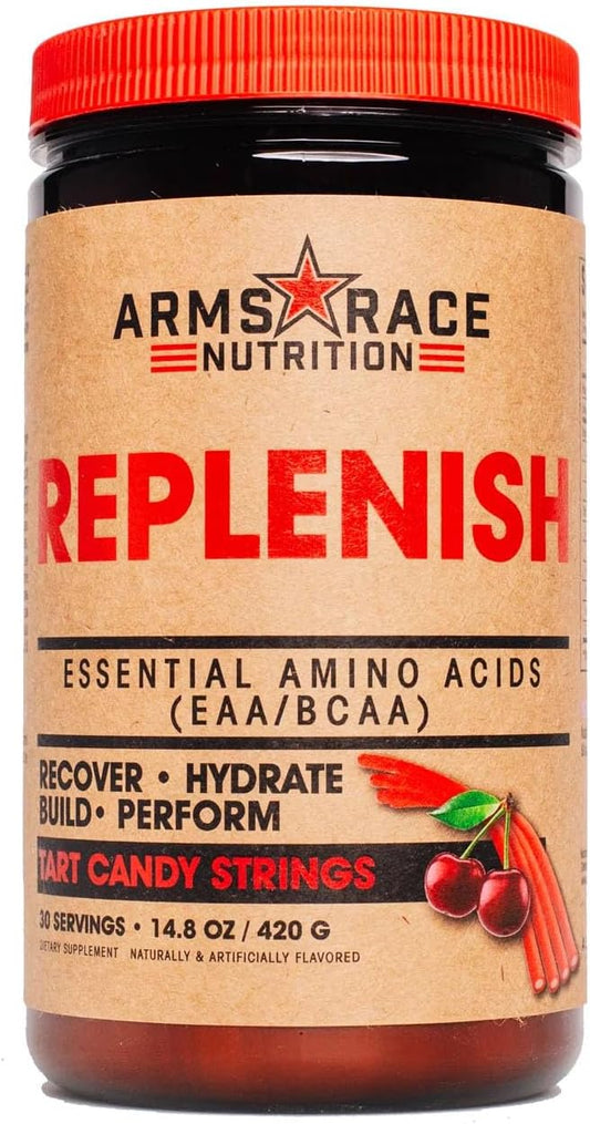 Arms Race Nutrition EAA/BCAA Replenish Supplement - Tart Candy Strings (30 Servings)