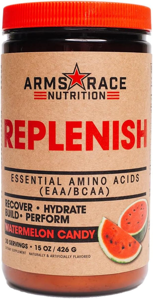 Arms Race Nutrition Replenish Essential Amino Acids (EAA/BCAA) - 30 Servings for Muscle Recovery and Growth