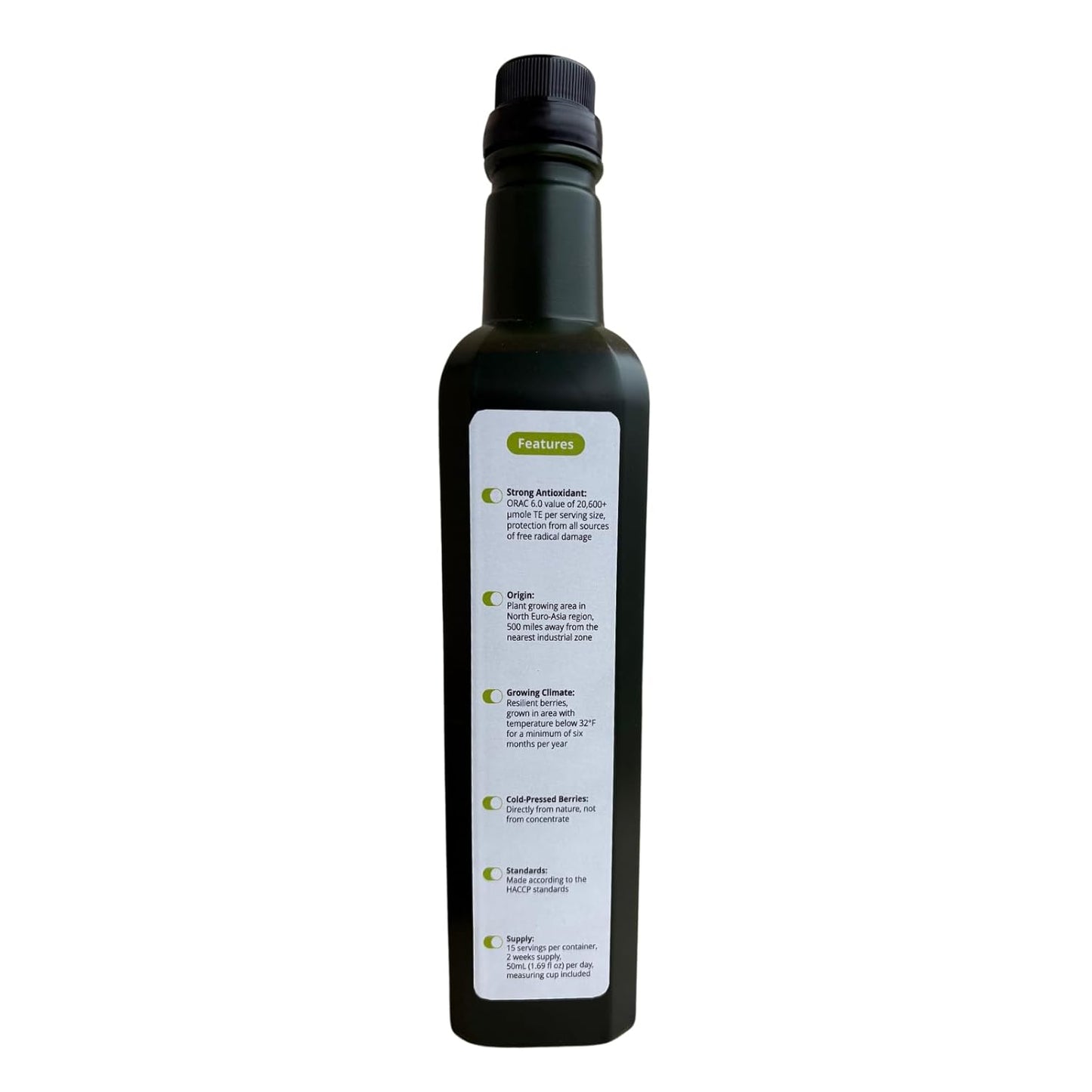 Aronia Berry Juice: 2 Month Supply of 100% Chokeberry Juice Shots for Recovery, Energy, and Protection