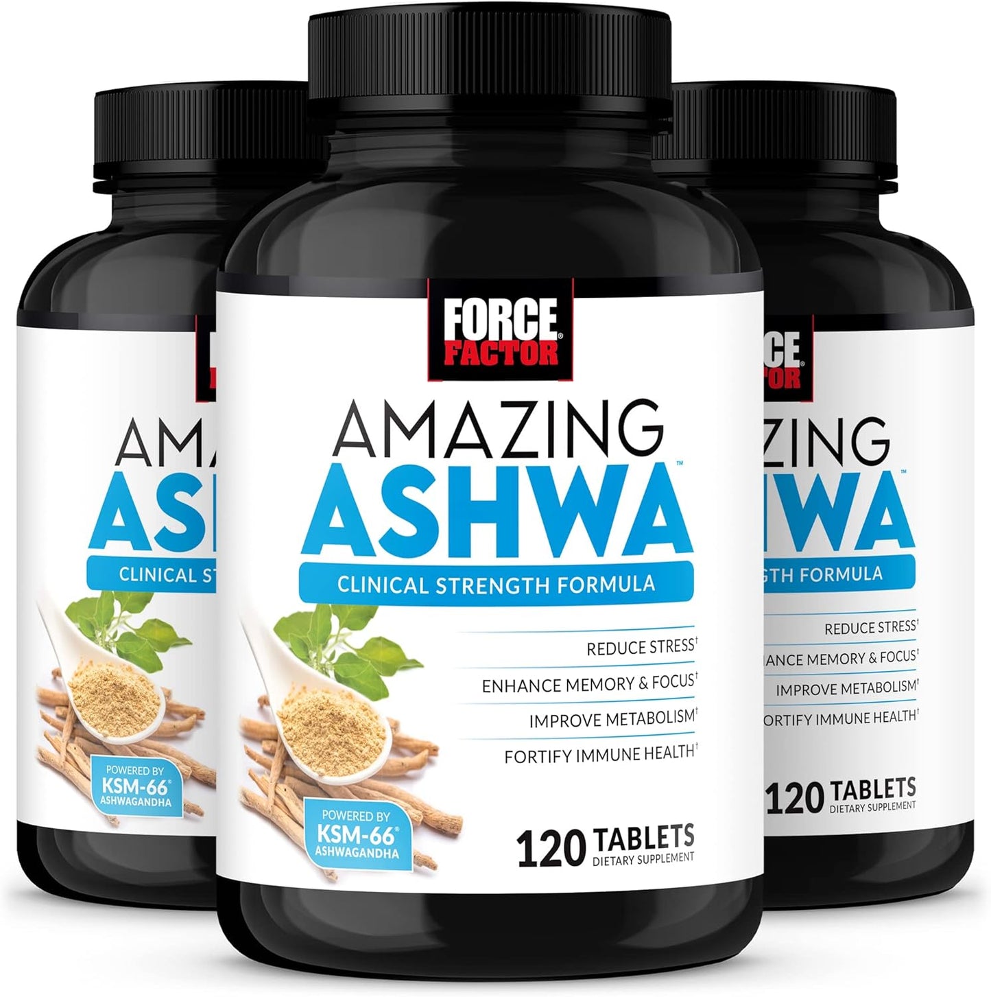 Ashwagandha Supplement for Stress Relief, Memory, Focus, and Immune Support - 360 Tablets with KSM-66 Ashwagandha, Vitamins, Minerals, and Antioxidants