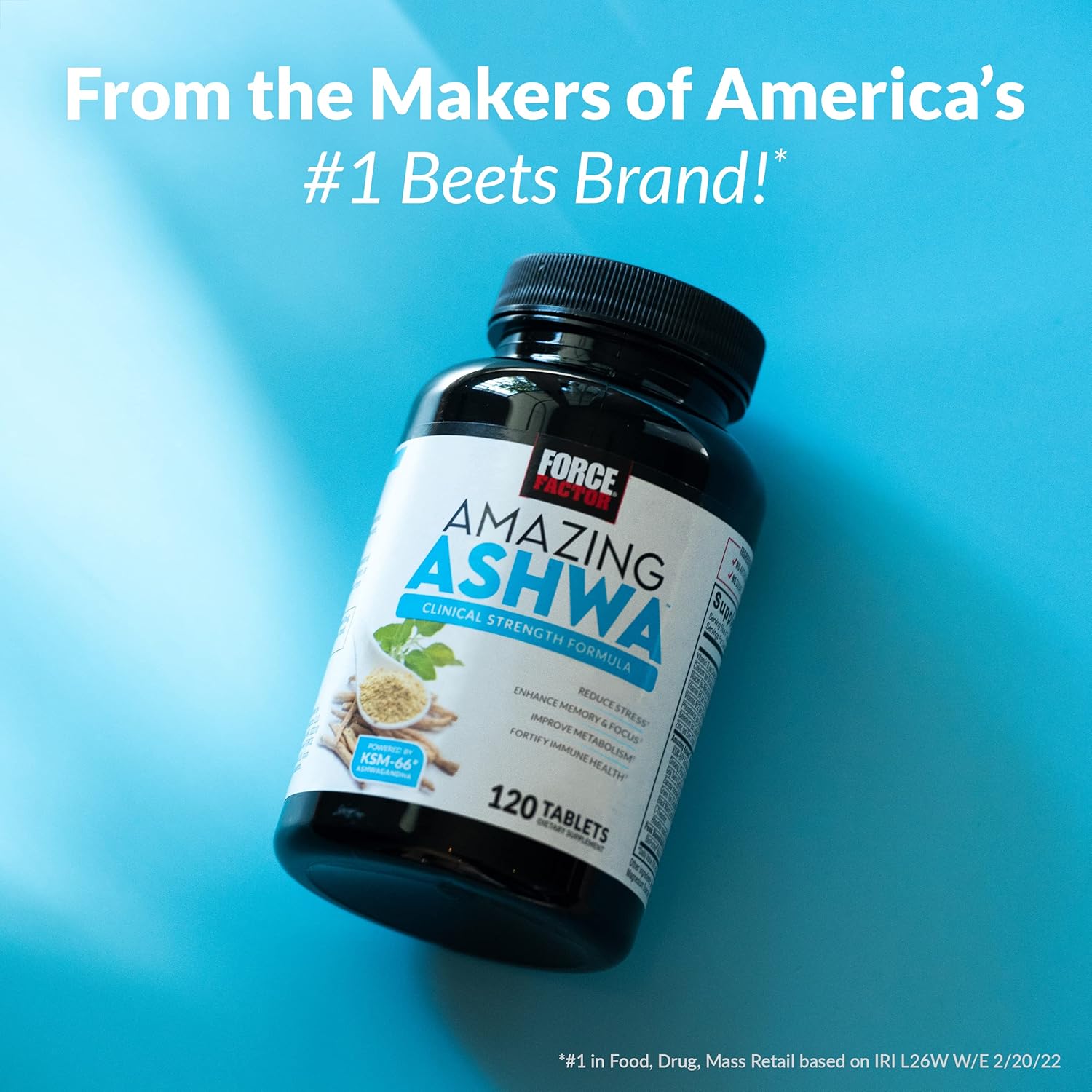 Ashwagandha Supplement for Stress Relief, Memory, Focus, and Immune Support - 360 Tablets with KSM-66 Ashwagandha, Vitamins, Minerals, and Antioxidants